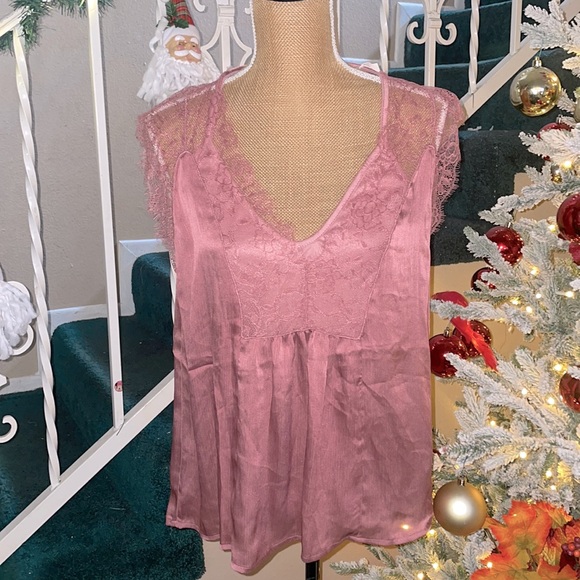 Lovestitch Tops - Lovestitch Kaylee Satin Blouse